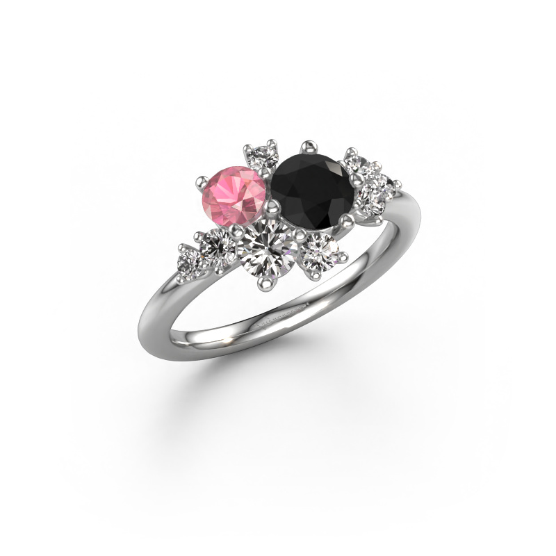 Bild von Ring Veronica 950 Platin Schwarz Diamant 1.235 crt