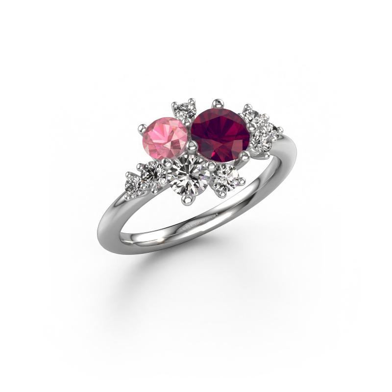 Image of Ring Veronica 950 platinum Rhodolite 5.4 mm