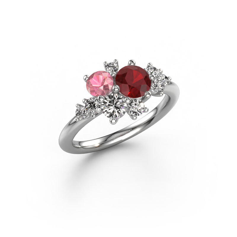 Image of Ring Veronica 585 white gold Ruby 5.4 mm