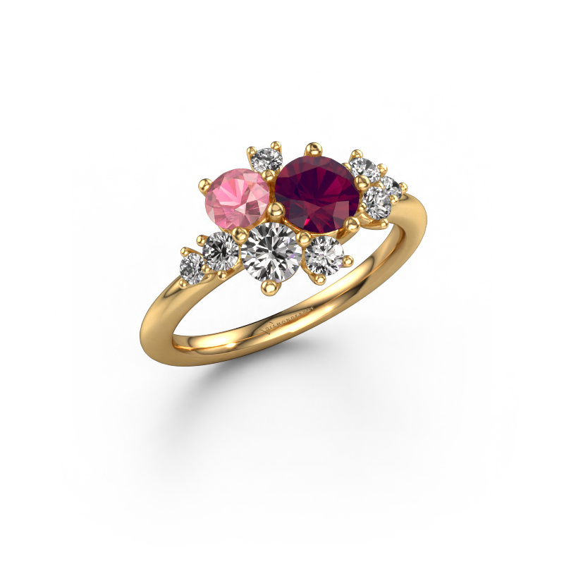 Image of Ring Veronica 585 gold Rhodolite 5.4 mm