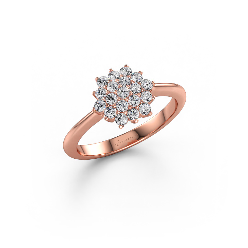 Bild av Förlovningsring Vickey 585 roséguld Diamant 0.475 crt