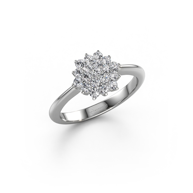 Bild von Verlobungsring Vickey 585 Weißgold Diamant 0.475 crt