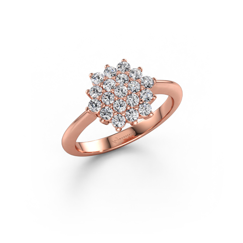 Bild av Förlovningsring Vickey 585 roséguld Labbodlad diamant 0.57 crt