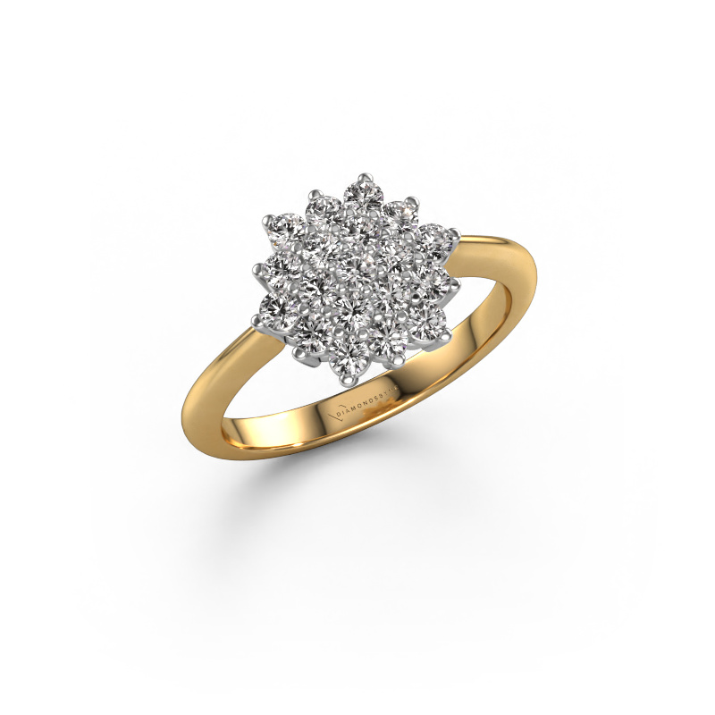 Bild von Verlobungsring Vickey 585 Gold Zirkonia 2 mm
