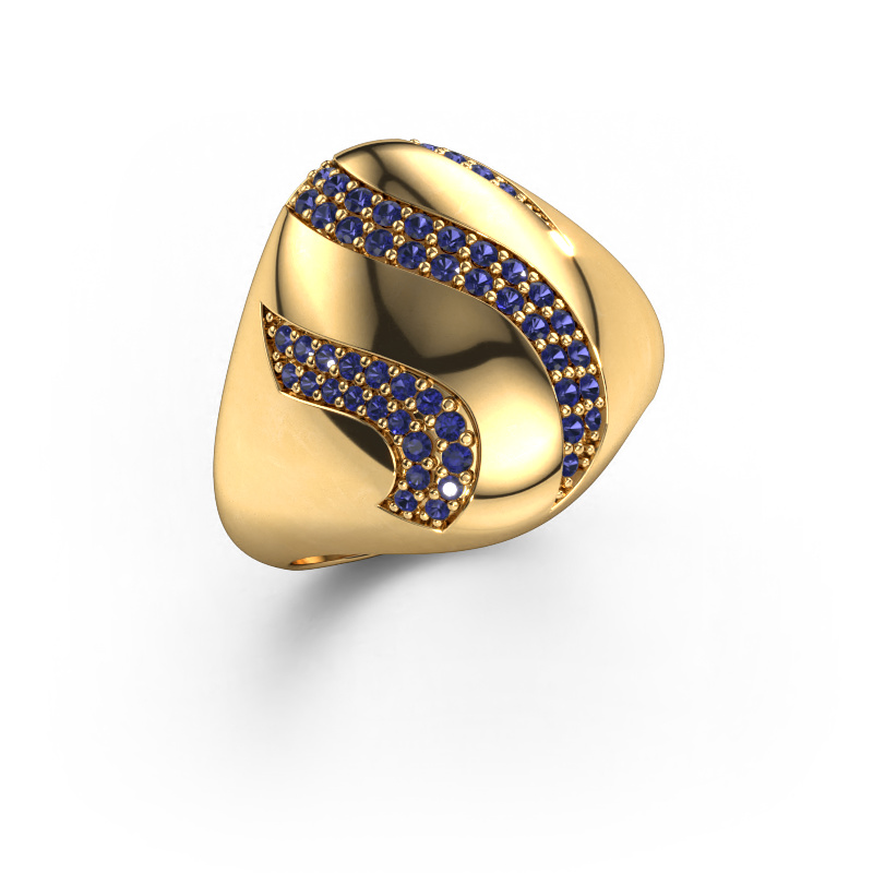 Image of Ring Vilma 585 gold Sapphire 1.2 mm