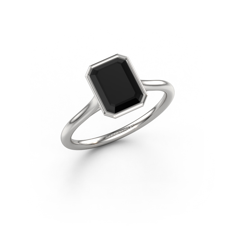 Bild von Verlobungsring Lavon EME 950 Platin Schwarz Diamant 2.10 crt