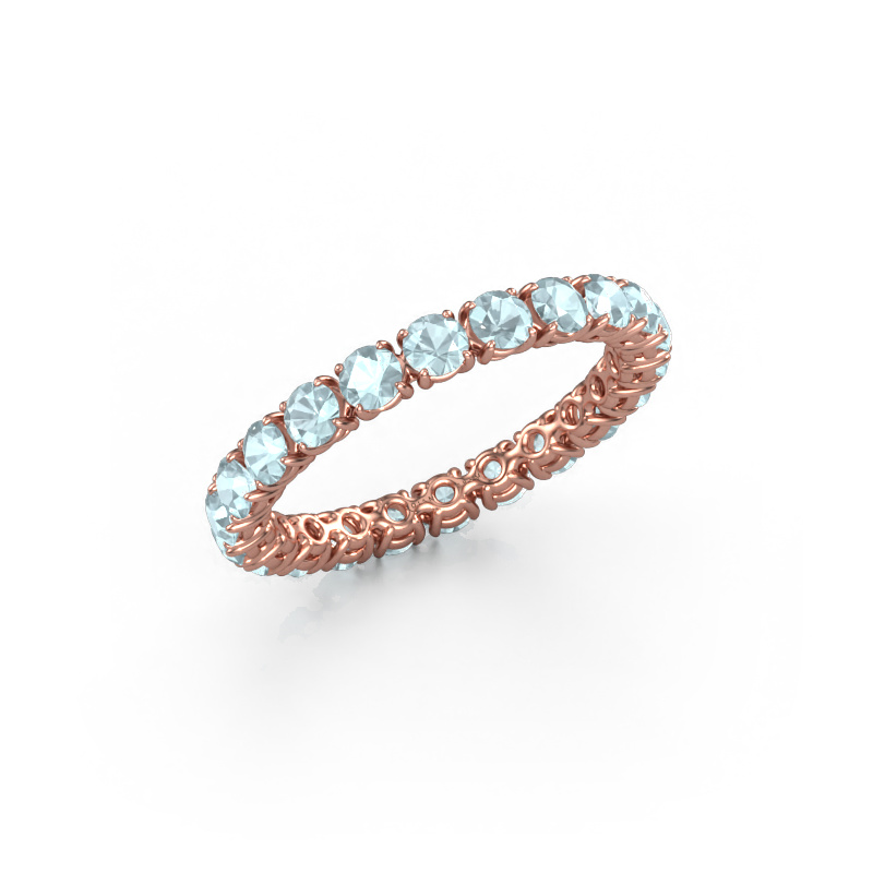 Image of Ring Vivienne 2.7 585 rose gold Aquamarine 2.7 mm