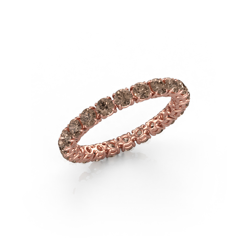 Image of Ring Vivienne 2.7 585 rose gold Brown diamond 1.68 crt