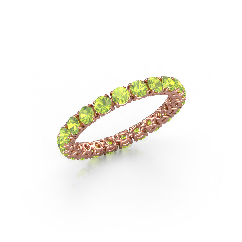 Image of Ring Vivienne 2.7 585 rose gold Peridot 2.7 mm