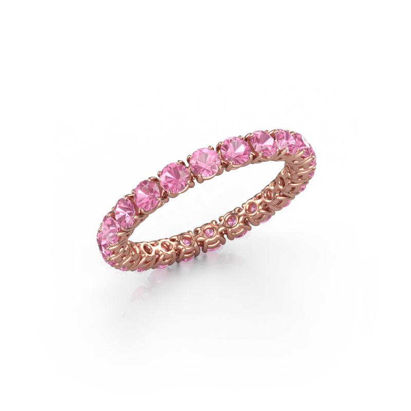 Image of Ring Vivienne 2.7 585 rose gold Pink sapphire 2.7 mm