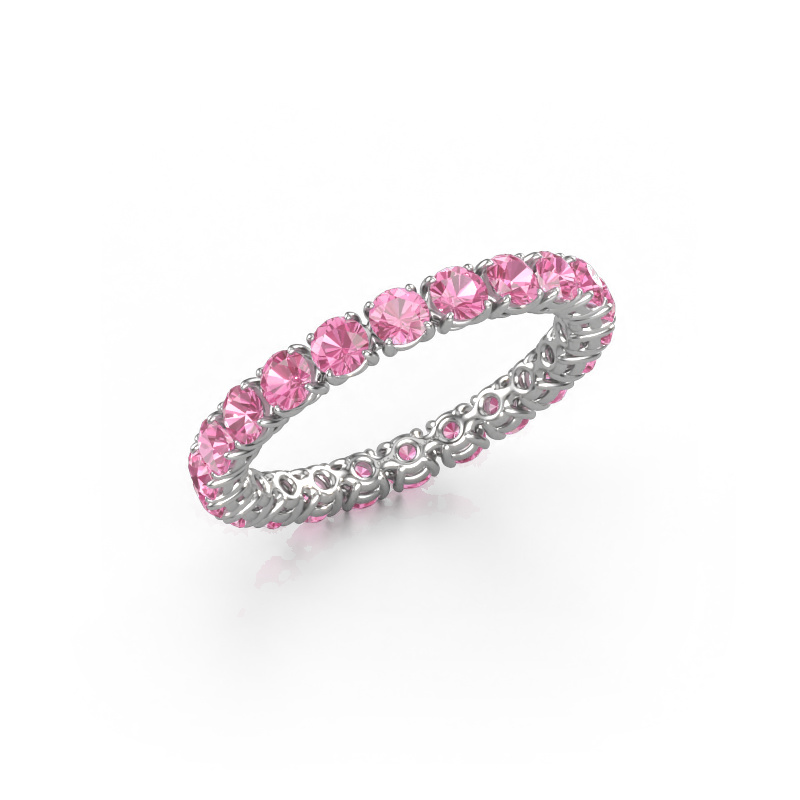 Bild von Ring Vivienne 2.7 585 Weißgold Pink Saphir 2.7 mm