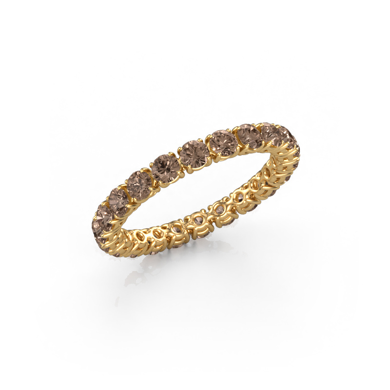 Bild von Ring Vivienne 2.7 585 Gold Braun Diamant 1.68 crt