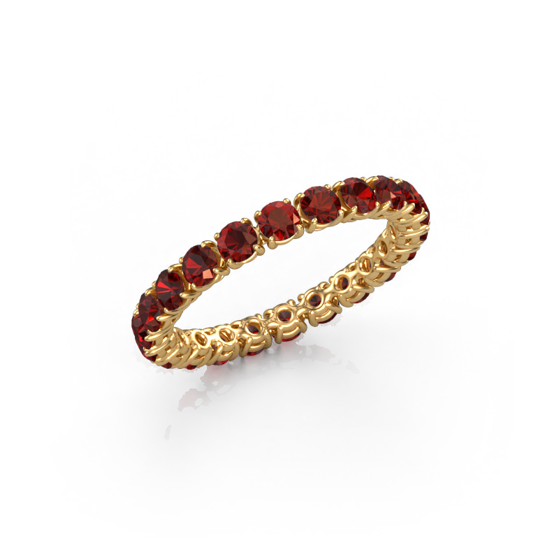 Bild von Ring Vivienne 2.7 585 Gold Granat 2.7 mm