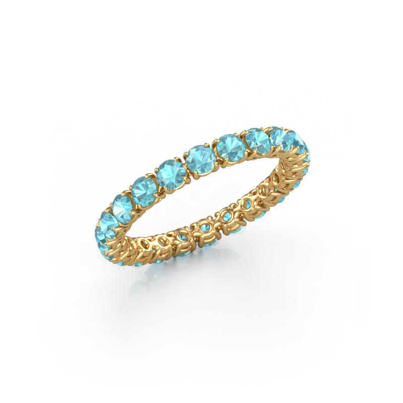 Bild von Ring Vivienne 2.7 585 Gold Blau Topas 2.7 mm