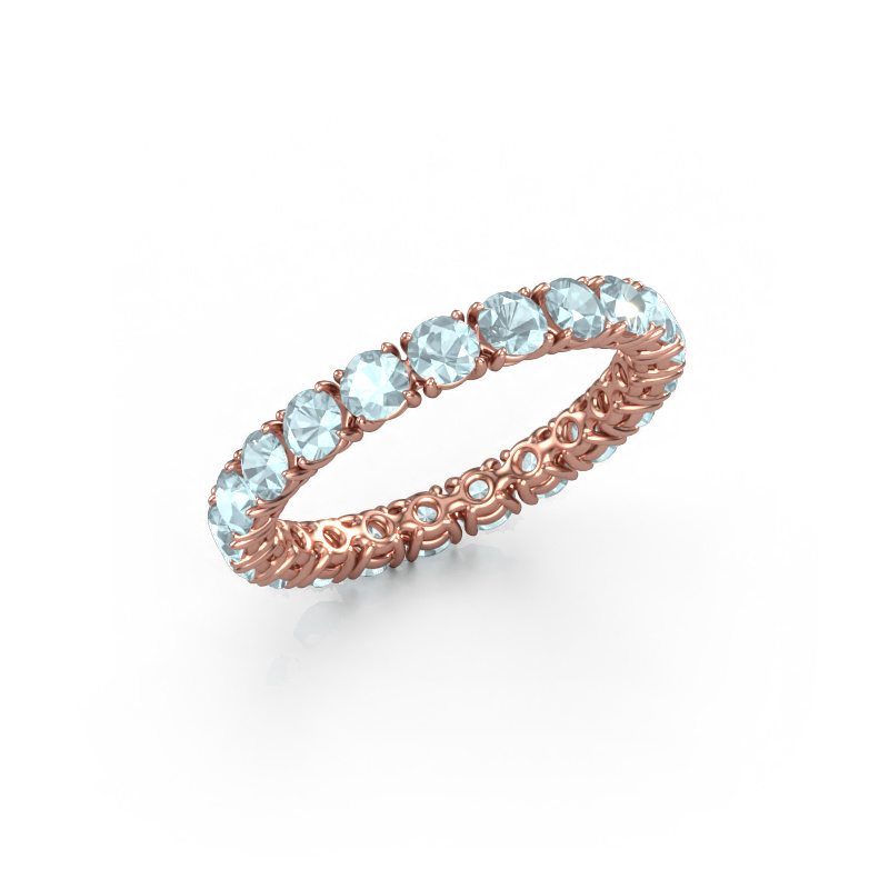 Bild von Ring Vivienne 2.9 585 Roségold Aquamarin 2.9 mm