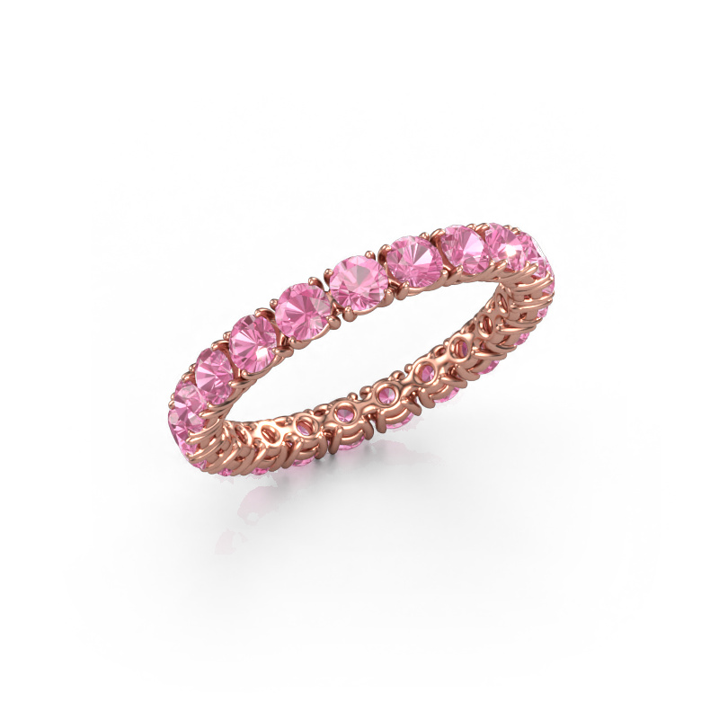 Image of Ring Vivienne 2.9 585 rose gold Pink sapphire 2.9 mm
