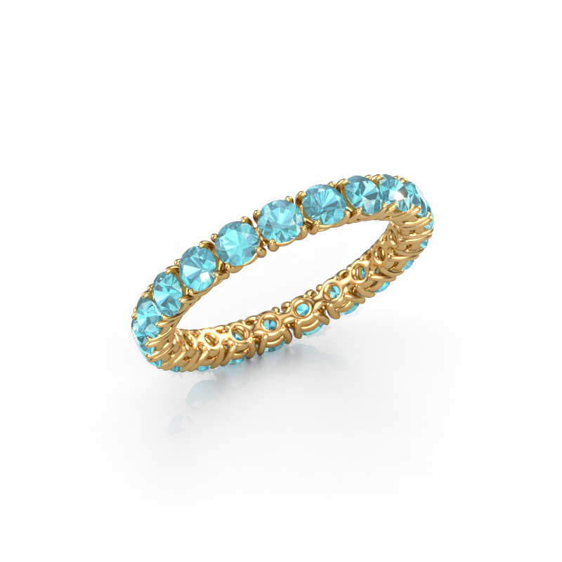 Bild von Ring Vivienne 2.9 585 Gold Blau Topas 2.9 mm