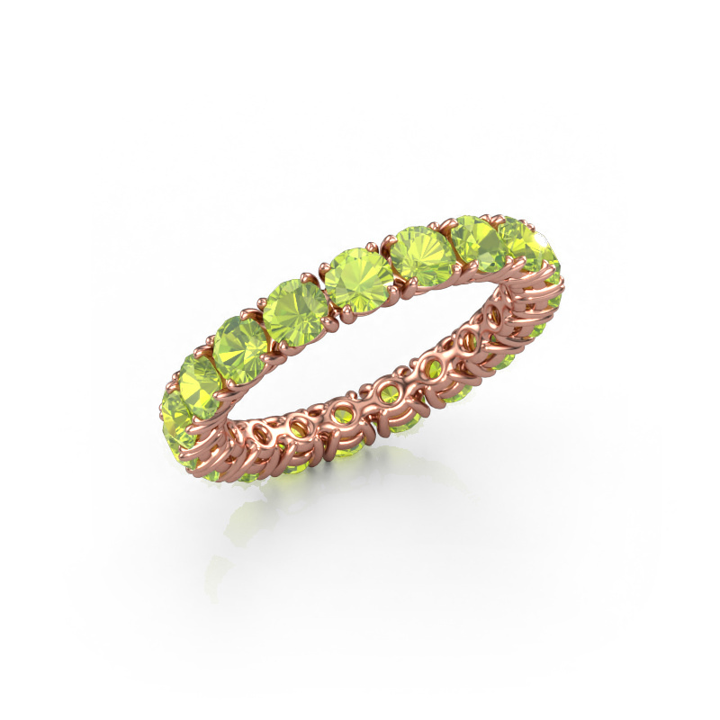 Bild von Vorsteckring Vivienne 3.4 585 Roségold Peridot 3.4 mm