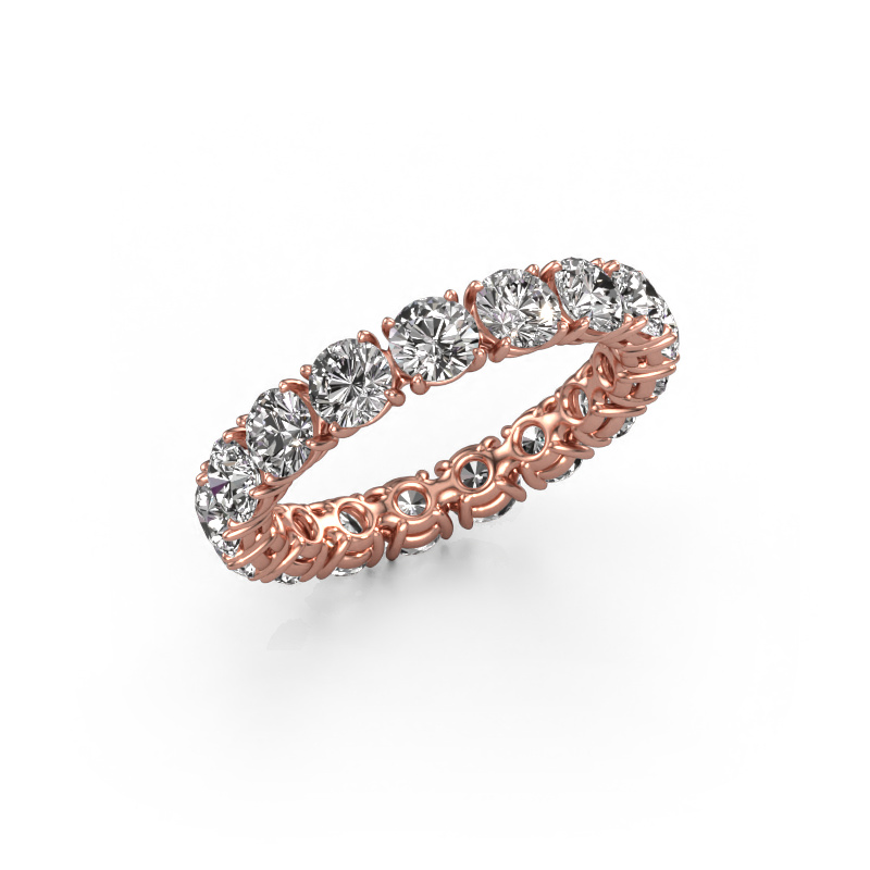 Image of Stackable ring Vivienne 3.7 585 rose gold Zirconia 3.7 mm