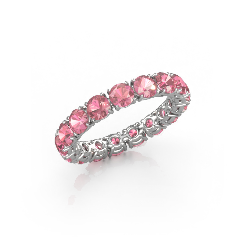 Bild von Vorsteckring Vivienne 3.7 585 Weißgold Turmalin rosa 3.7 mm