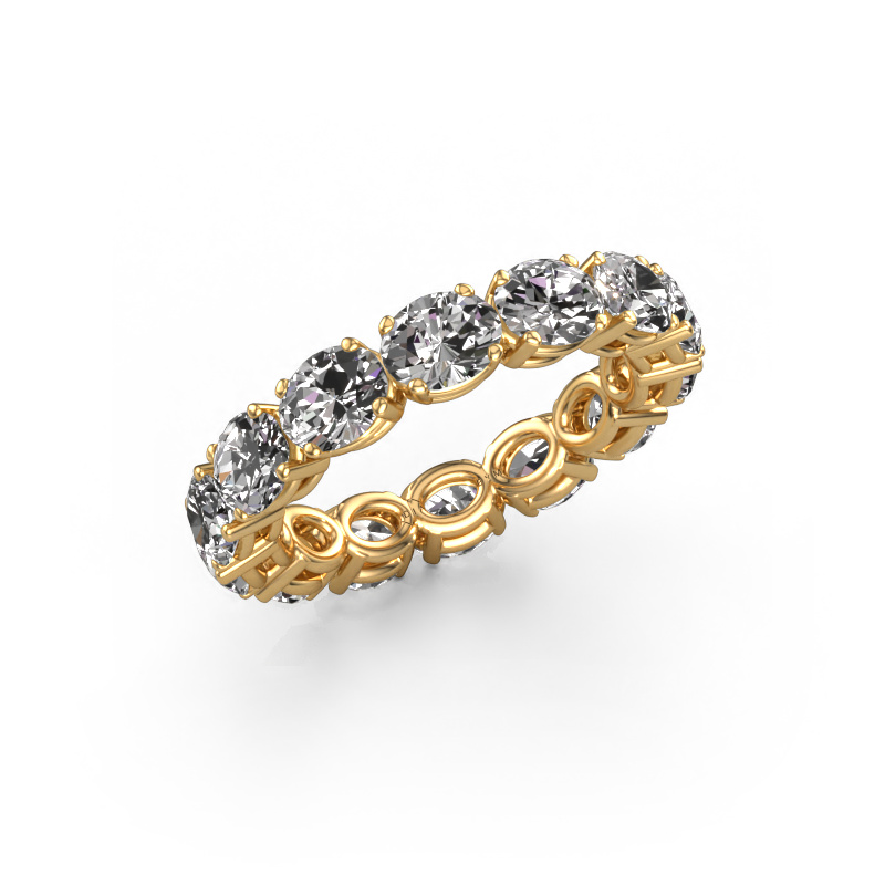 Image of Ring Vivienne OVL 5x4 585 gold Lab-grown diamond 4.900 crt