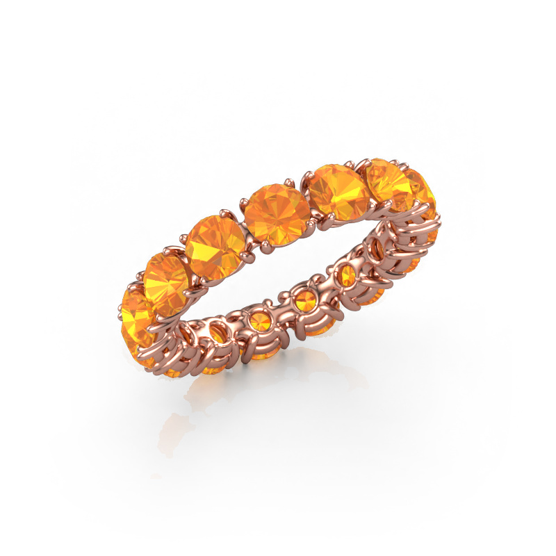 Bild von Ring Vivienne 4.2 585 Roségold Citrin 4.2 mm