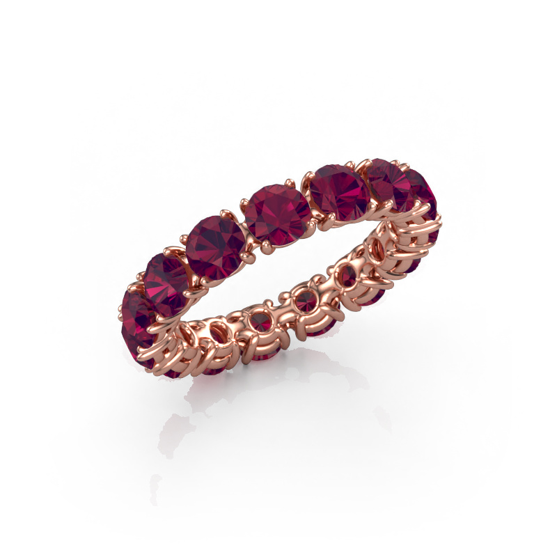 Image of Ring Vivienne 4.2 585 rose gold Rhodolite 4.2 mm