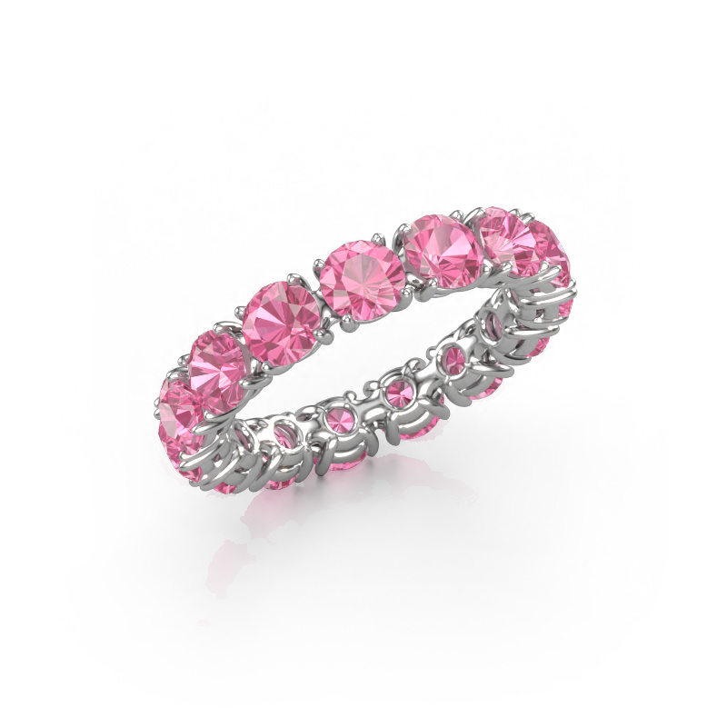Bild von Ring Vivienne 4.2 585 Weißgold Pink Saphir 4.2 mm