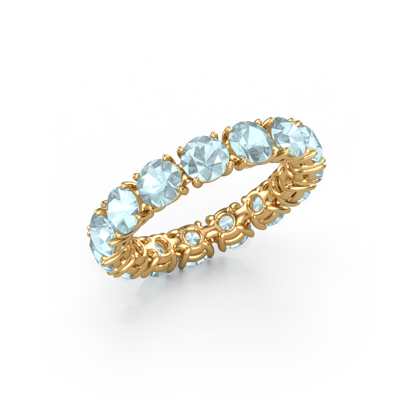 Bild von Ring Vivienne 4.2 585 Gold Aquamarin 4.2 mm