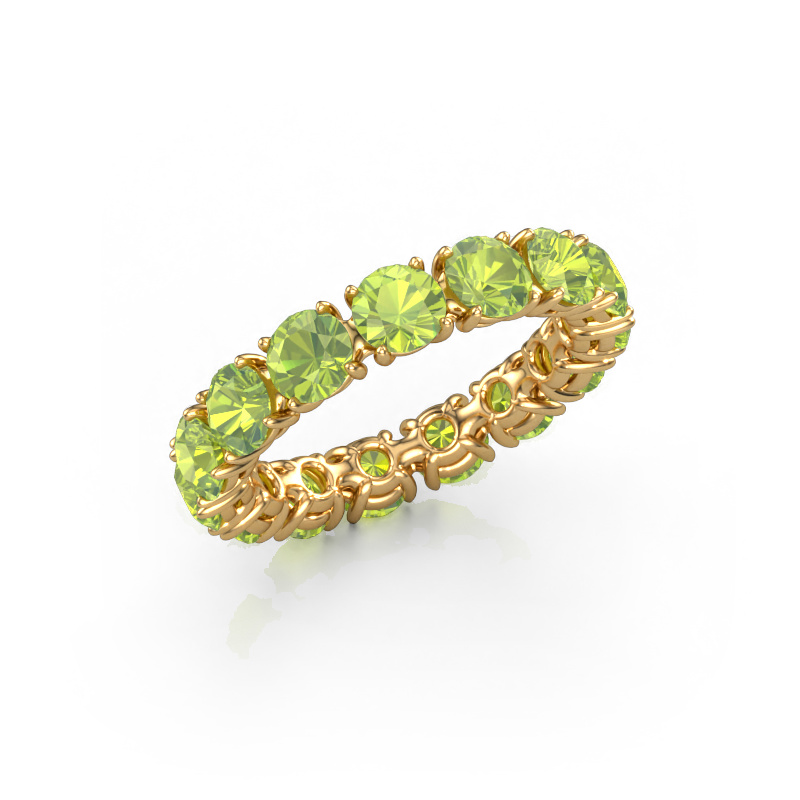 Image of Ring Vivienne 4.2 585 gold Peridot 4.2 mm