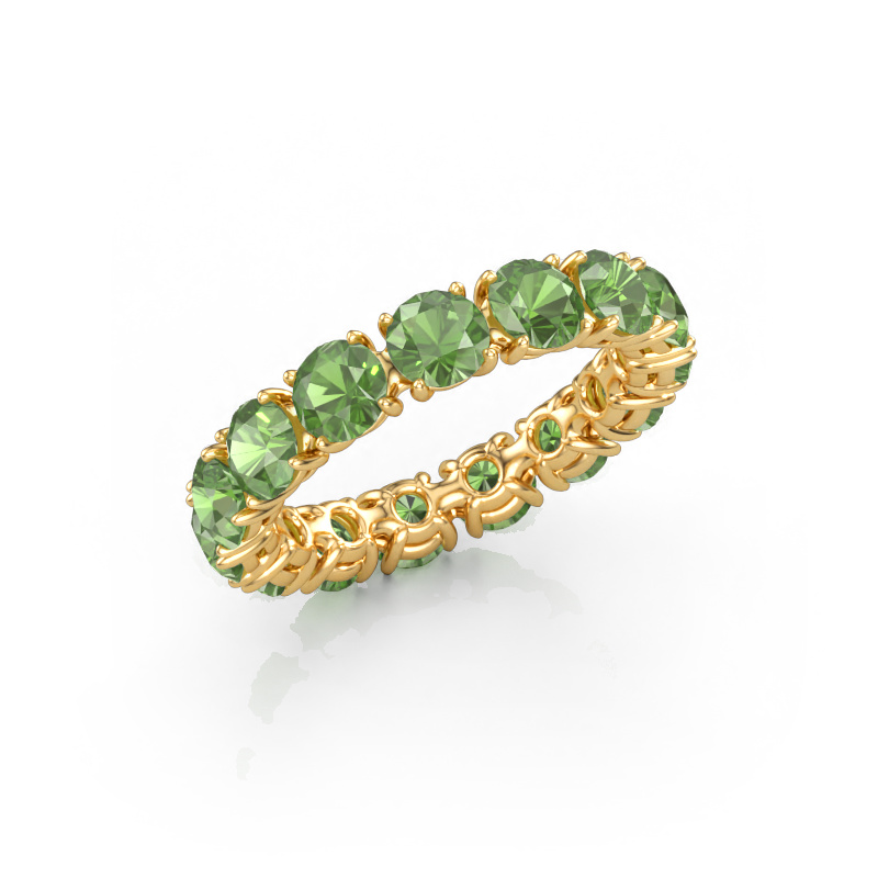 Bild von Ring Vivienne 4.2 585 Gold Turmalin grün 4.2 mm