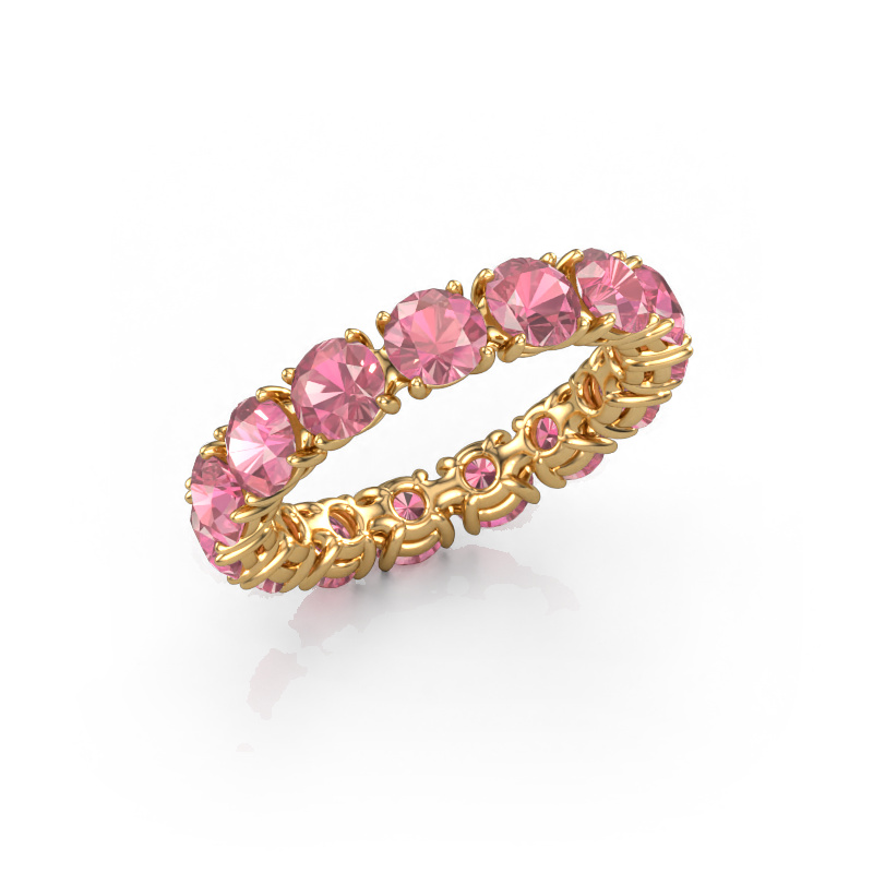 Image of Ring Vivienne 4.2 585 gold Tourmaline pink 4.2 mm