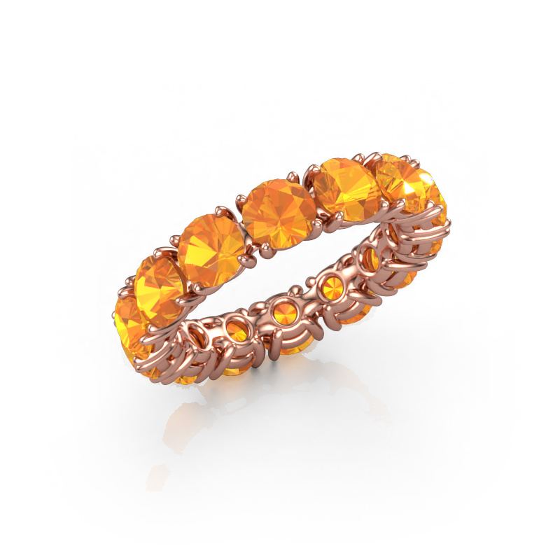 Bild von Ring Vivienne 4.7 585 Roségold Citrin 4.7 mm