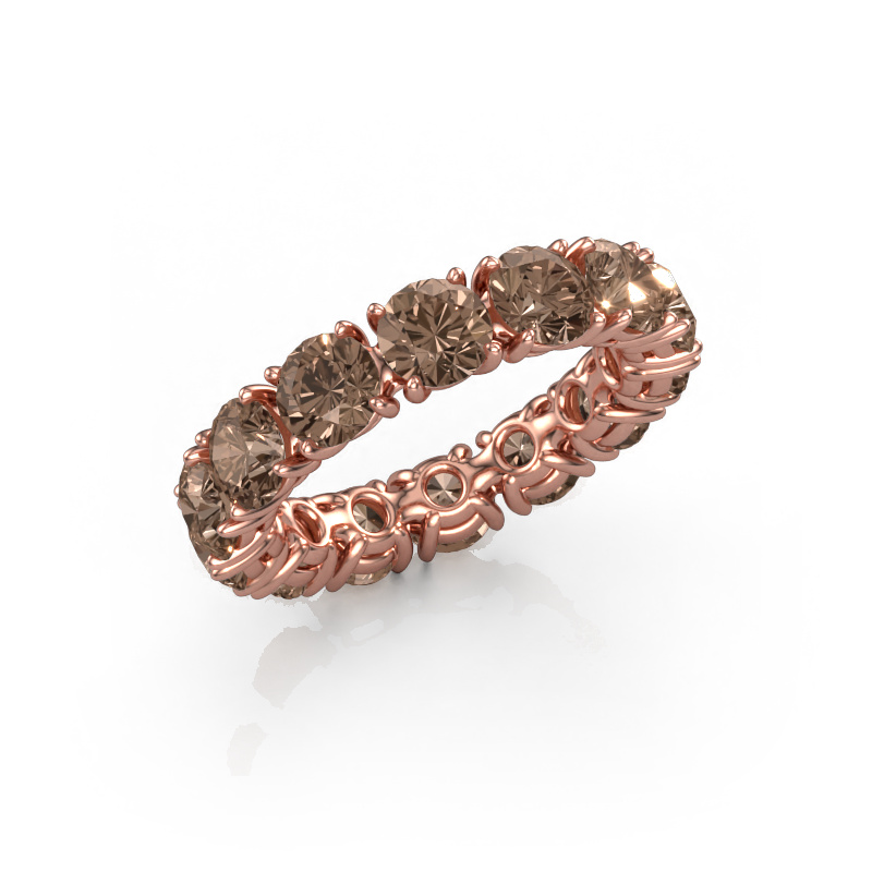 Image of Ring Vivienne 4.7 585 rose gold Brown diamond 5.60 crt