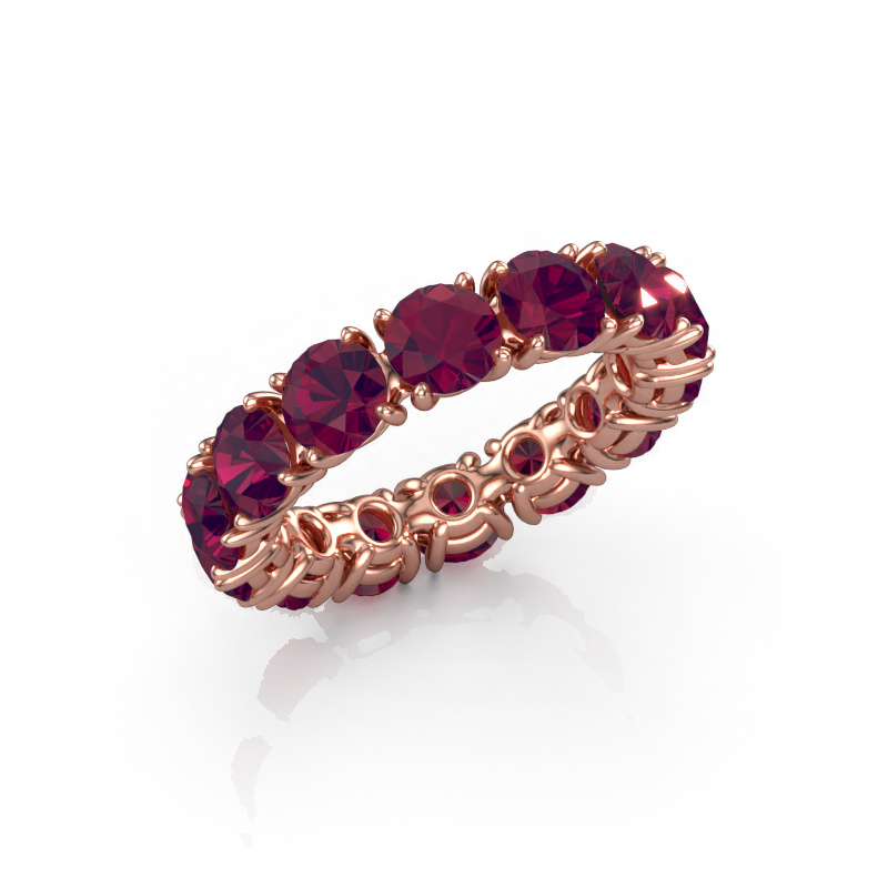 Image of Ring Vivienne 4.7 585 rose gold Rhodolite 4.7 mm