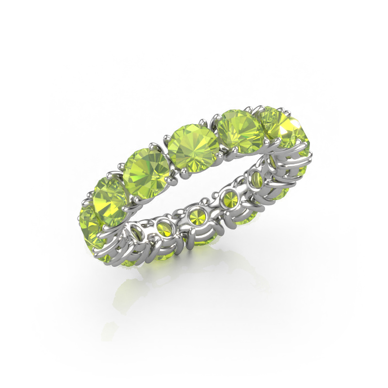 Bild von Ring Vivienne 4.7 585 Weißgold Peridot 4.7 mm