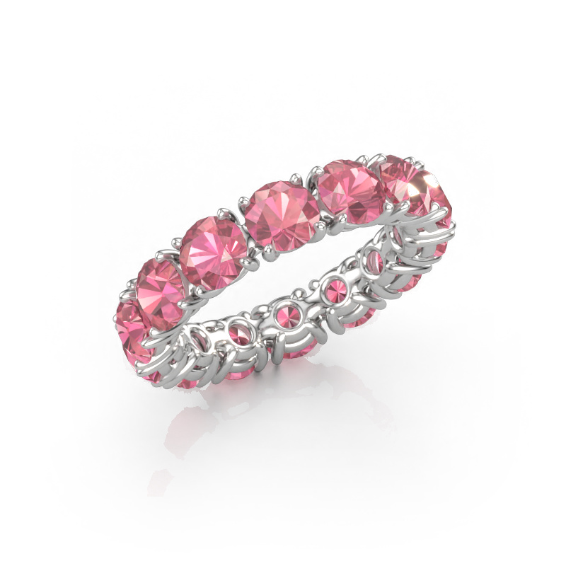 Immagine di Anello Vivienne 4.7 585 oro bianco Tormalina rosa 4.7 mm