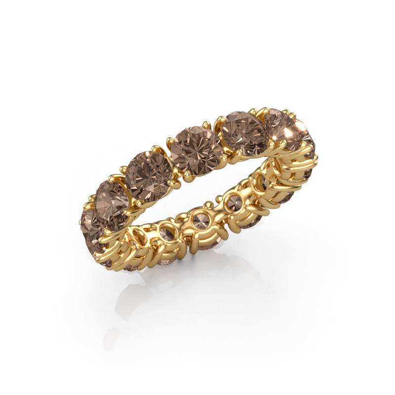Image of Ring Vivienne 4.7 585 gold Brown diamond 5.60 crt