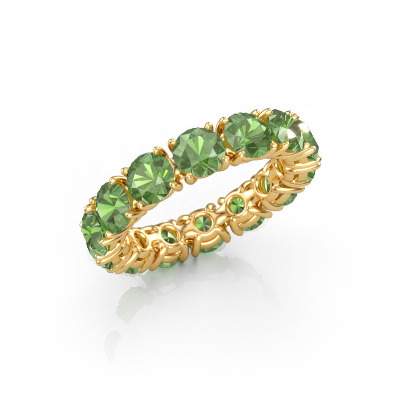 Bild von Ring Vivienne 4.7 585 Gold Turmalin grün 4.7 mm