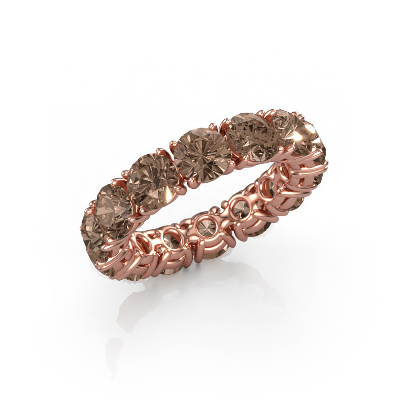 Image of Ring Vivienne 5.0 585 rose gold Brown diamond 7.00 crt