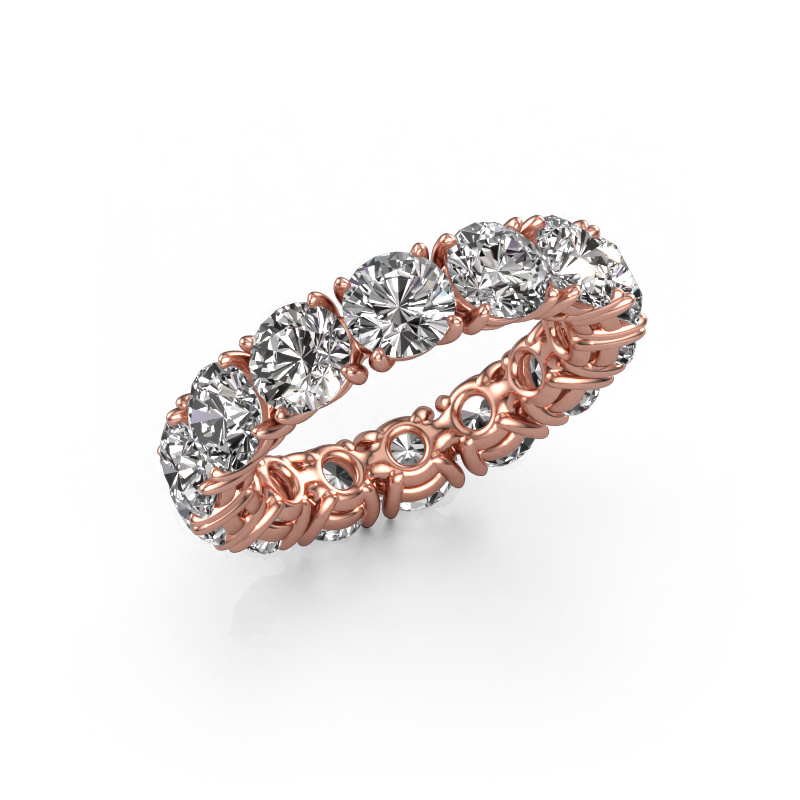 Image of Ring Vivienne 5.0 585 rose gold Zirconia 5 mm