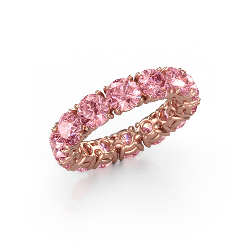 Bild von Ring Vivienne 5.0 585 Roségold Rosa Labordiamant 5 mm