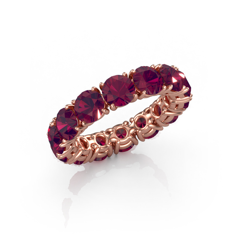 Bild von Ring Vivienne 5.0 585 Roségold Rhodolit 5 mm