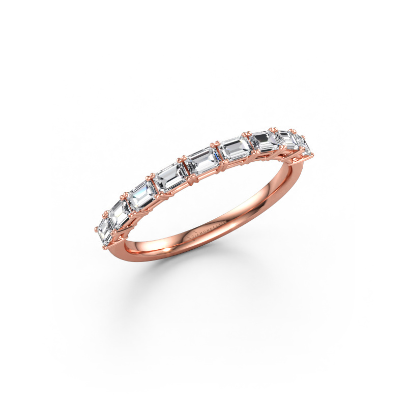 Bild av Ring Vivienne half EME 585 roséguld Diamant 0.90 crt