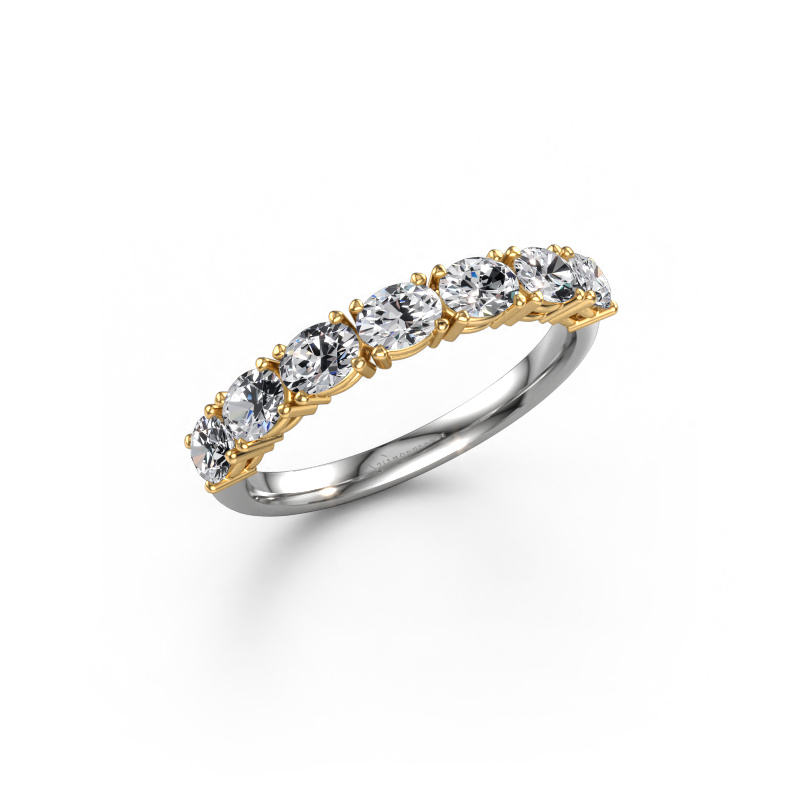 Bild von Ring Vivienne half OVL 585 Weißgold Lab-grown Diamant 1.05 crt