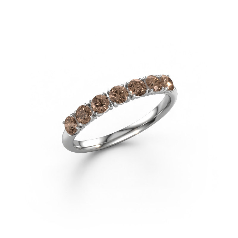 Bild von Ring Vivienne Half 585 Weißgold Braun Diamant 0.665 crt