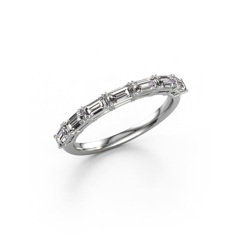 Image of Ring Vivienne half EME 585 white gold Diamond 1.05 crt