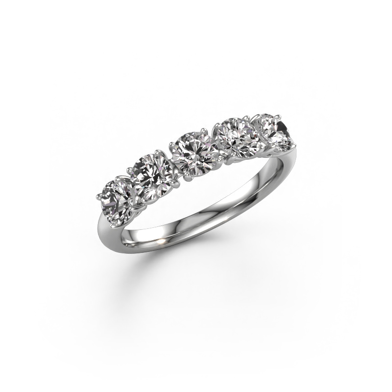Image of Ring Vivienne Half 950 platinum Diamond 1.50 crt