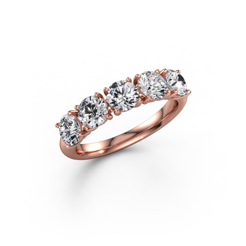 Image of Ring Vivienne Half 585 rose gold Diamond 2.00 crt