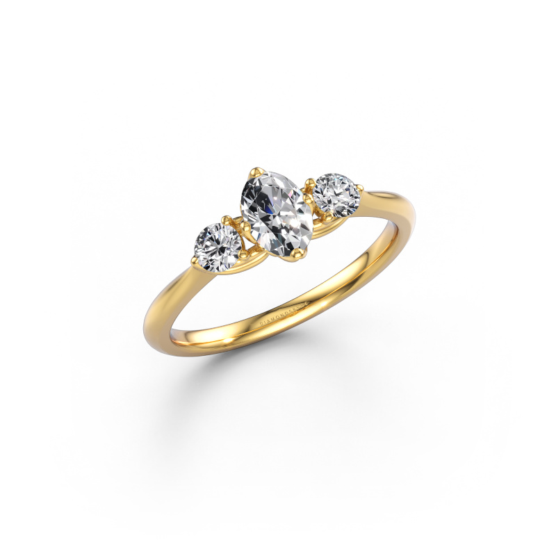 Bild von Verlobungsring Vosje OVL 585 Gold Lab-grown Diamant 0.64 crt